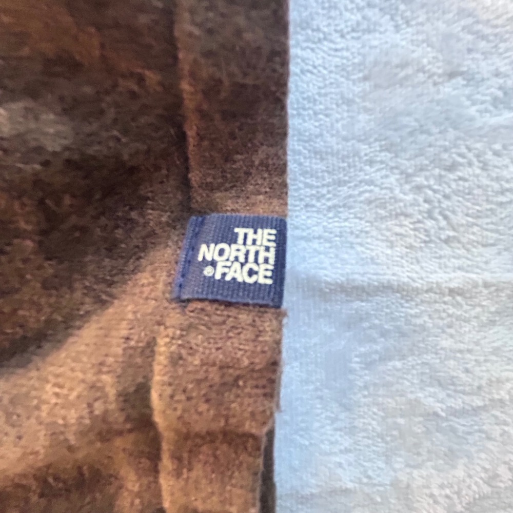 The North Face Men's Brown Quarter Zip Pullover Sweater Size L Cali Heritage - Picture 7 of 7